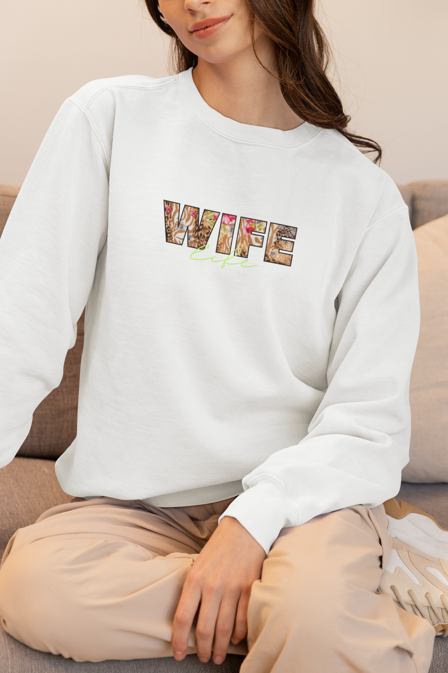 Wife Life Crewneck Sweatshirt